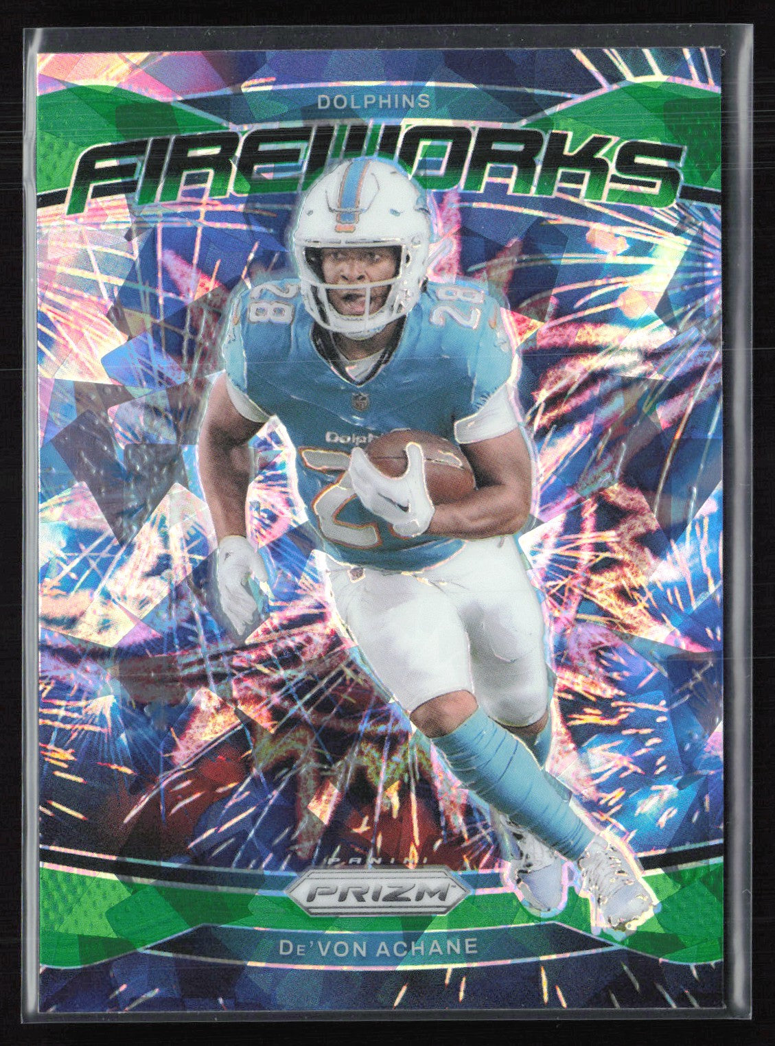 De'Von Achane Fireworks Green Ice
