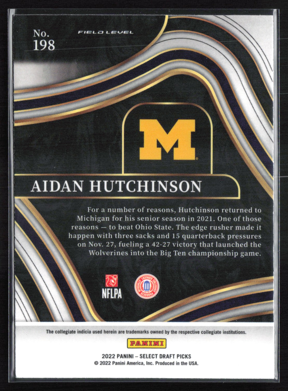 Aidan Hutchinson RC Field Level