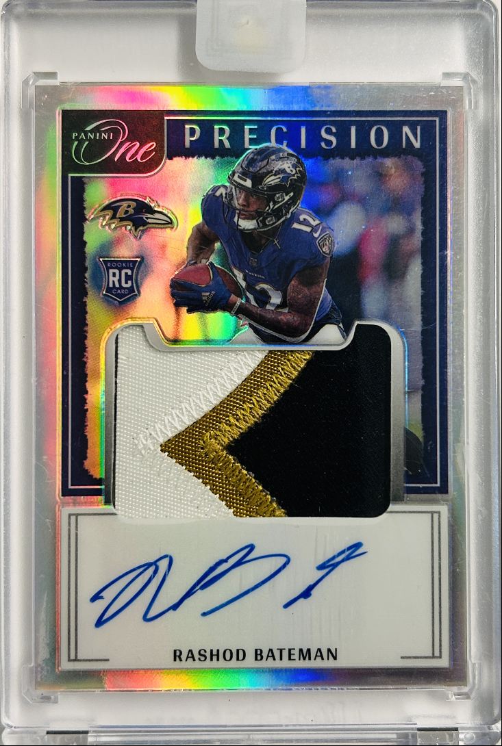 Rashod Bateman RC Jumbo Patch Auto /49 2021 Panini One