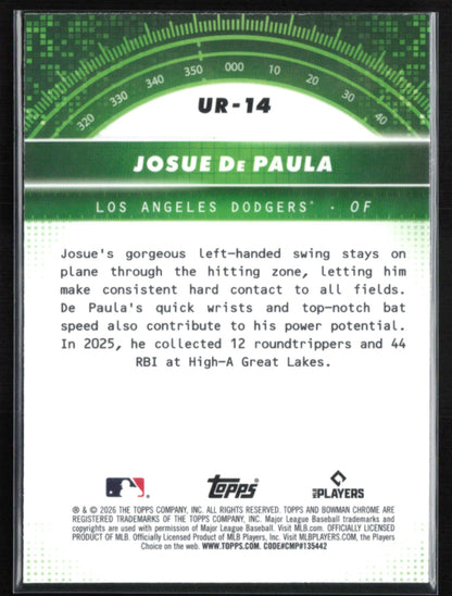 Josue De Paula Under the Radar