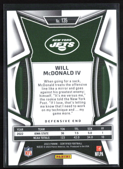 Will McDonald IV RC /50 Teal Mirror