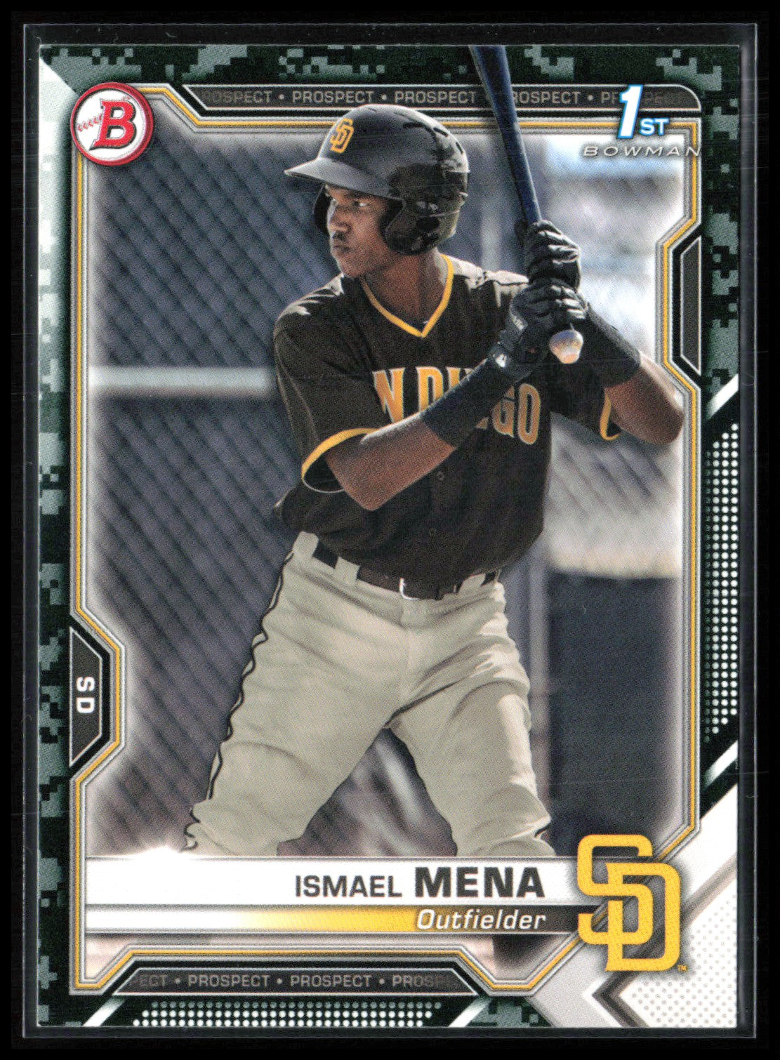 Ismael Mena 1st Bowman Camo