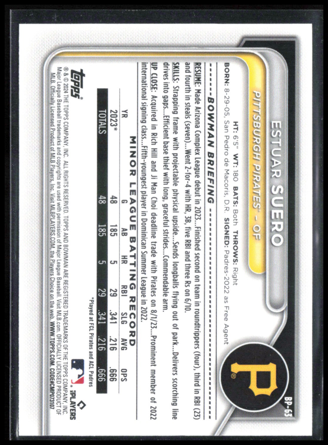 Estuar Suero 1st Bowman Sky Blue /499