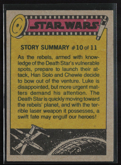 The reberls monitor the raid 1977 Topps Star Wars