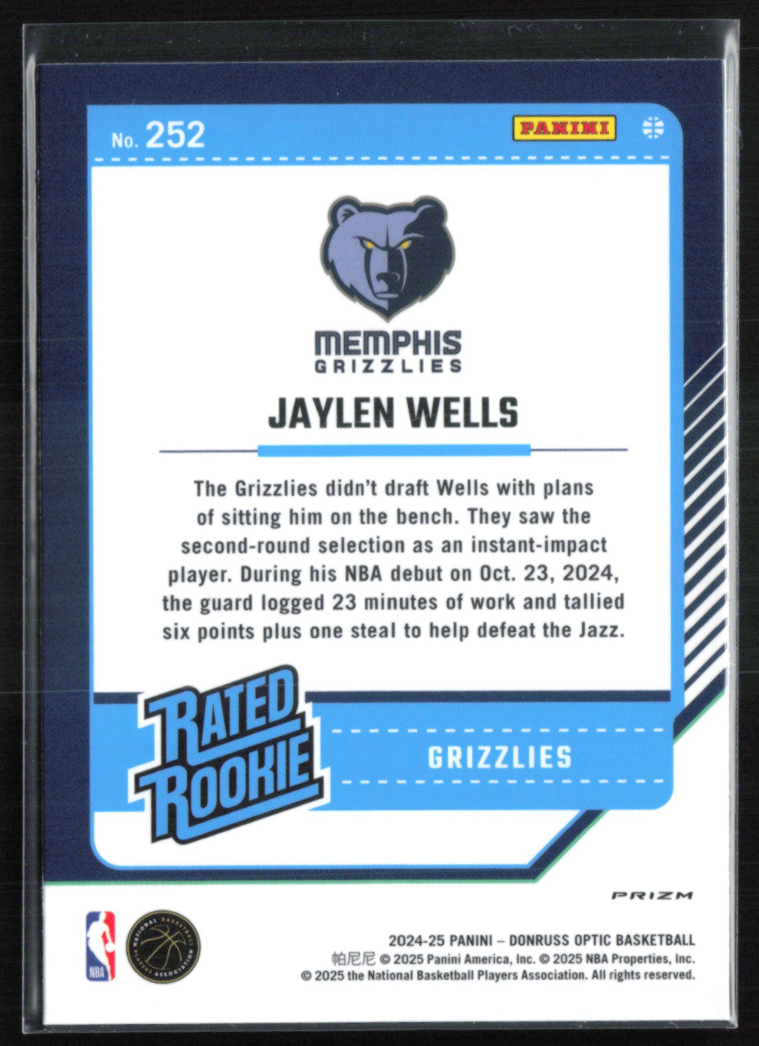 Jaylen Wells RC Pink Hyper