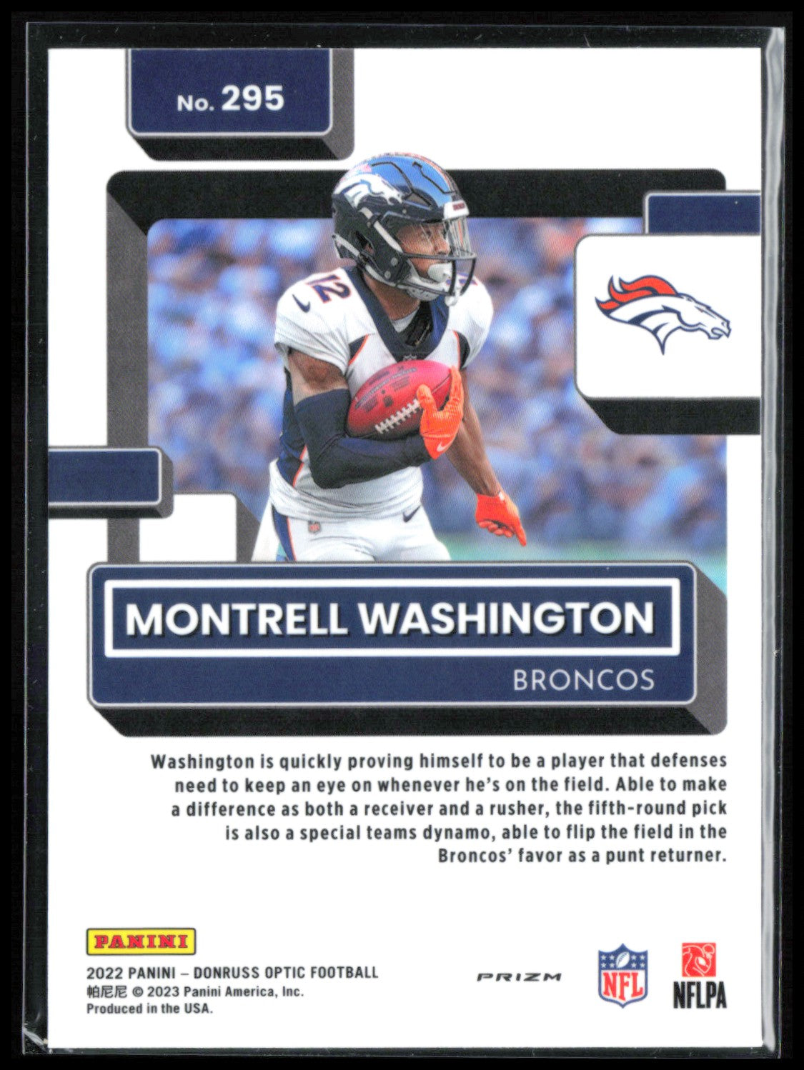 Montrell Washington RC Holo