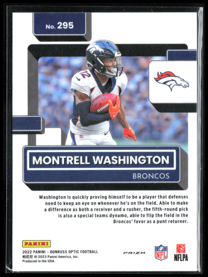 Montrell Washington RC Holo