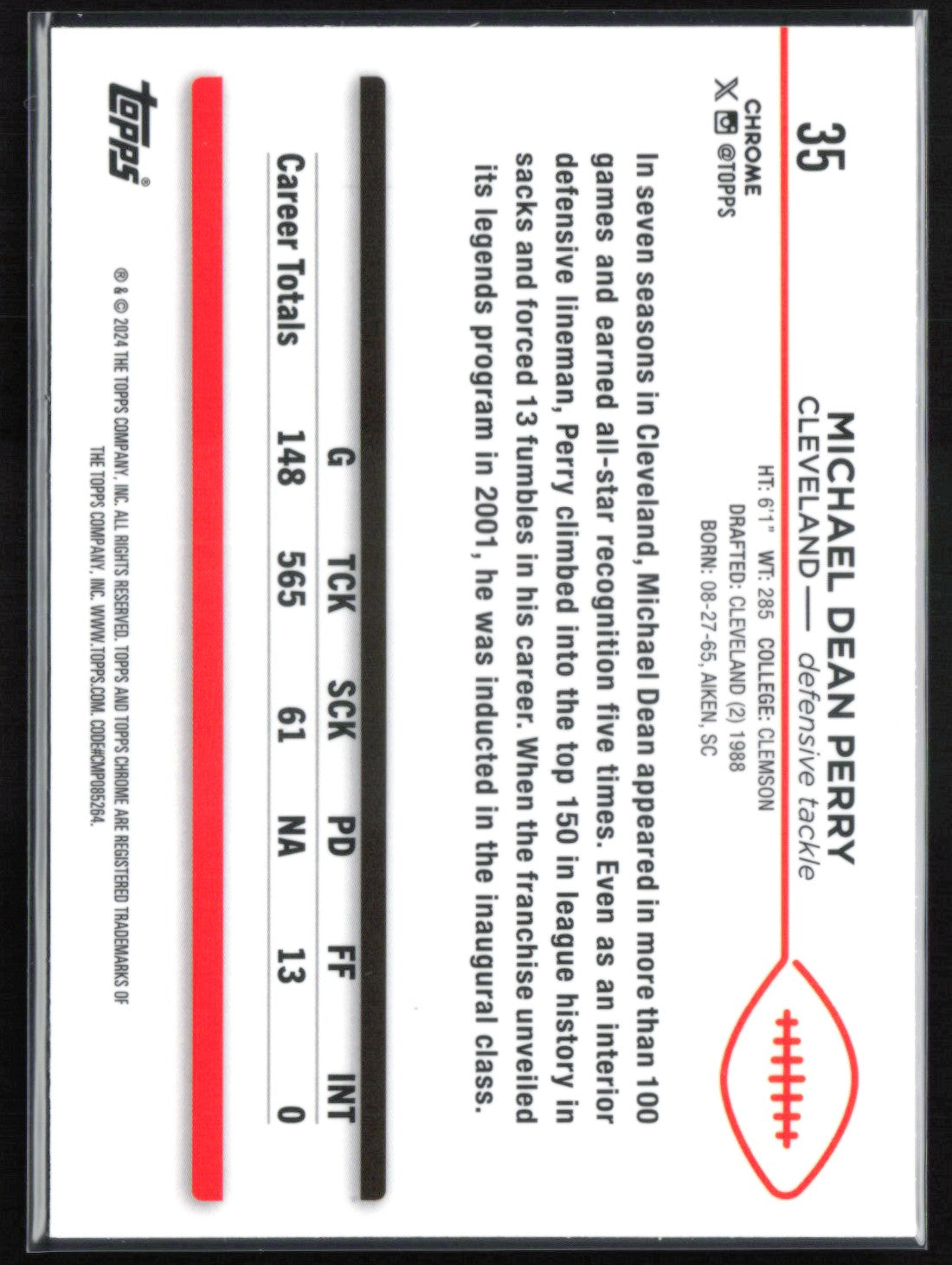 Michael Dean Perry Purple /275