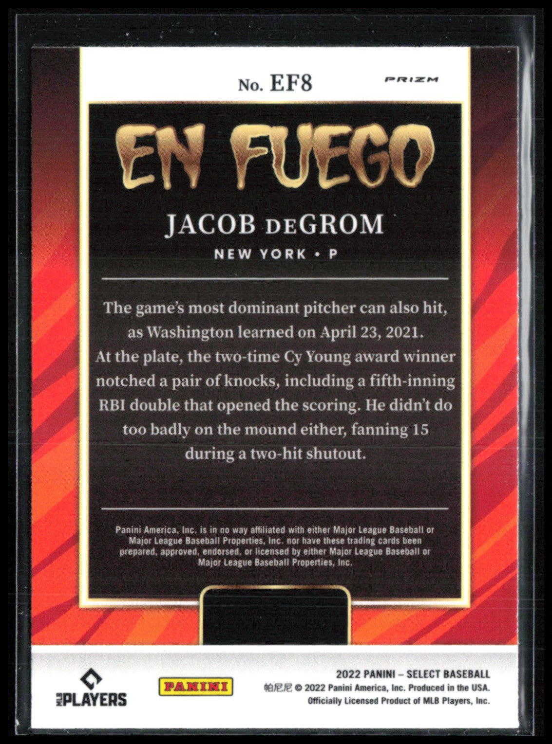 Jacob deGrom Holo