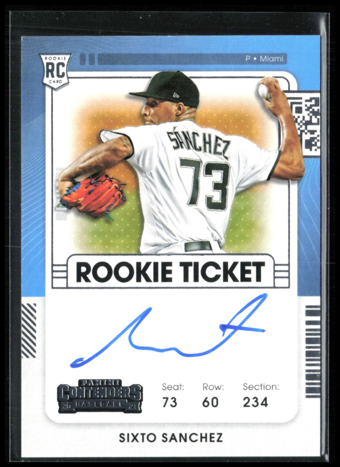 Sixto Sanchez RC Auto Rookie Ticket