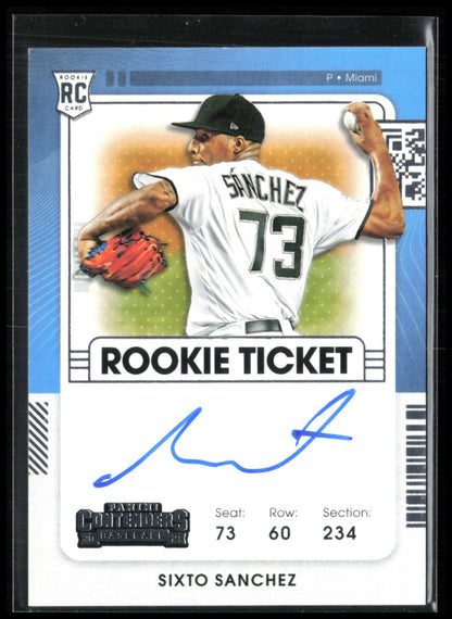 Sixto Sanchez RC Auto Rookie Ticket
