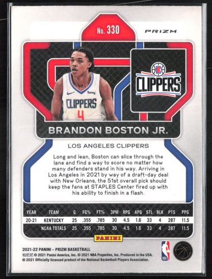 Brandon Boston Jr. RC Cracked Ice