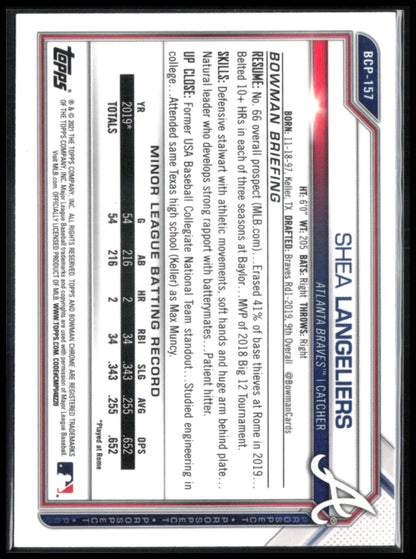 Shea Langeliers Mojo Prospects