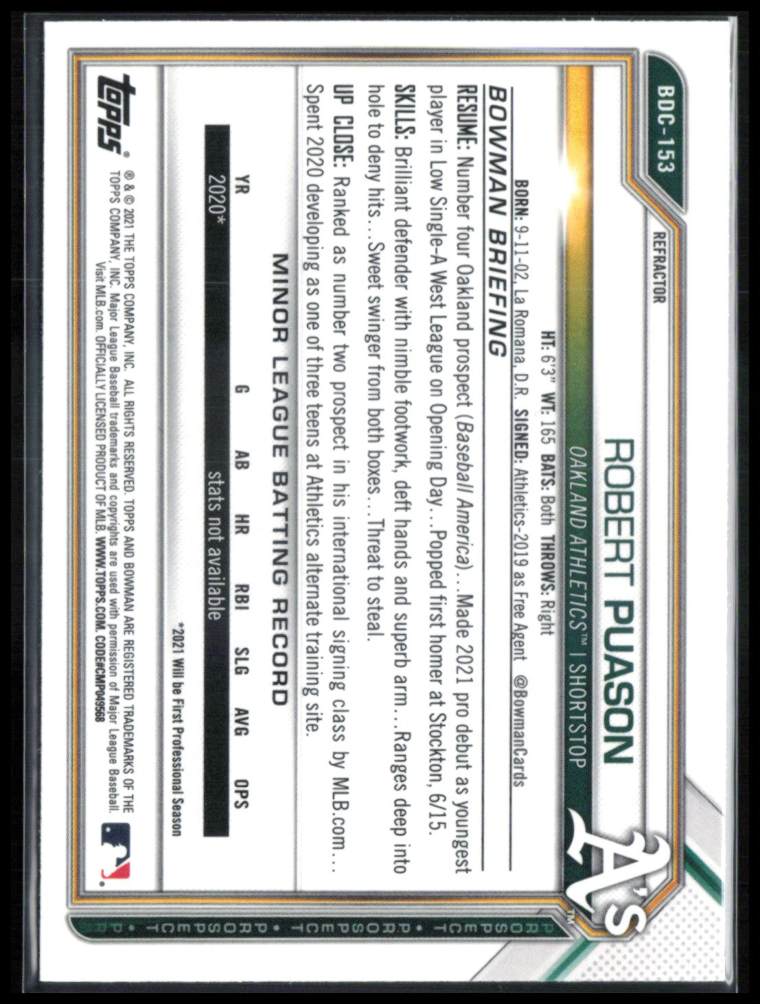 Robert Puason Refractor