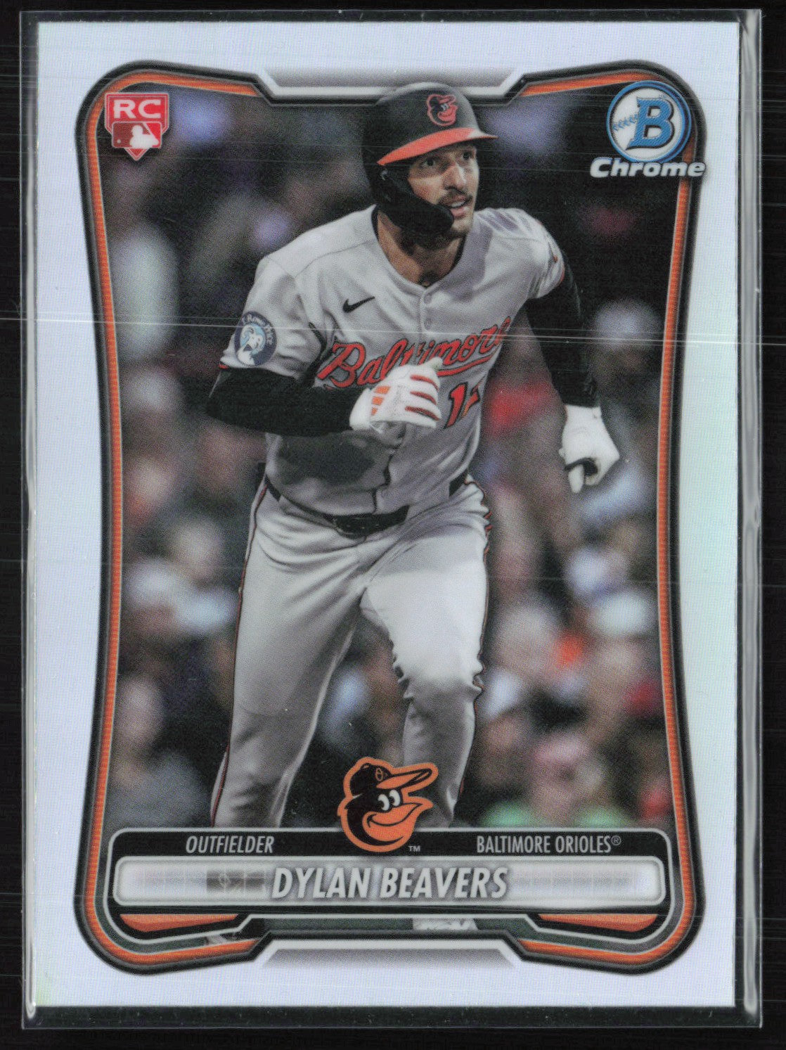 Dylan Beavers RC Red Rookie Logo