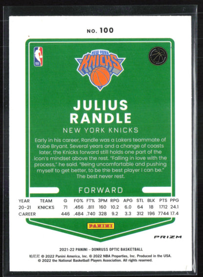 Julius Randle Blue Velocity