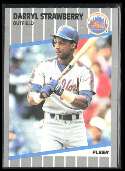 Darryl Strawberry 1989 Fleer