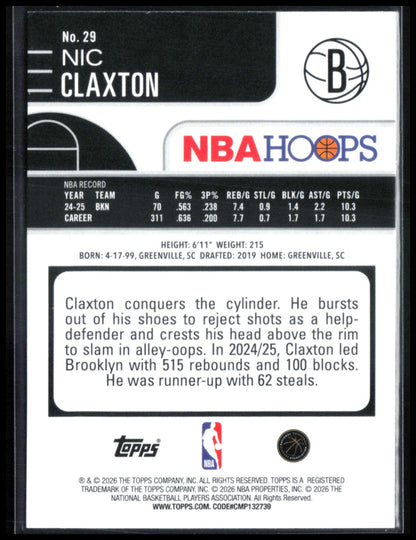 Nic Claxton Blue /149