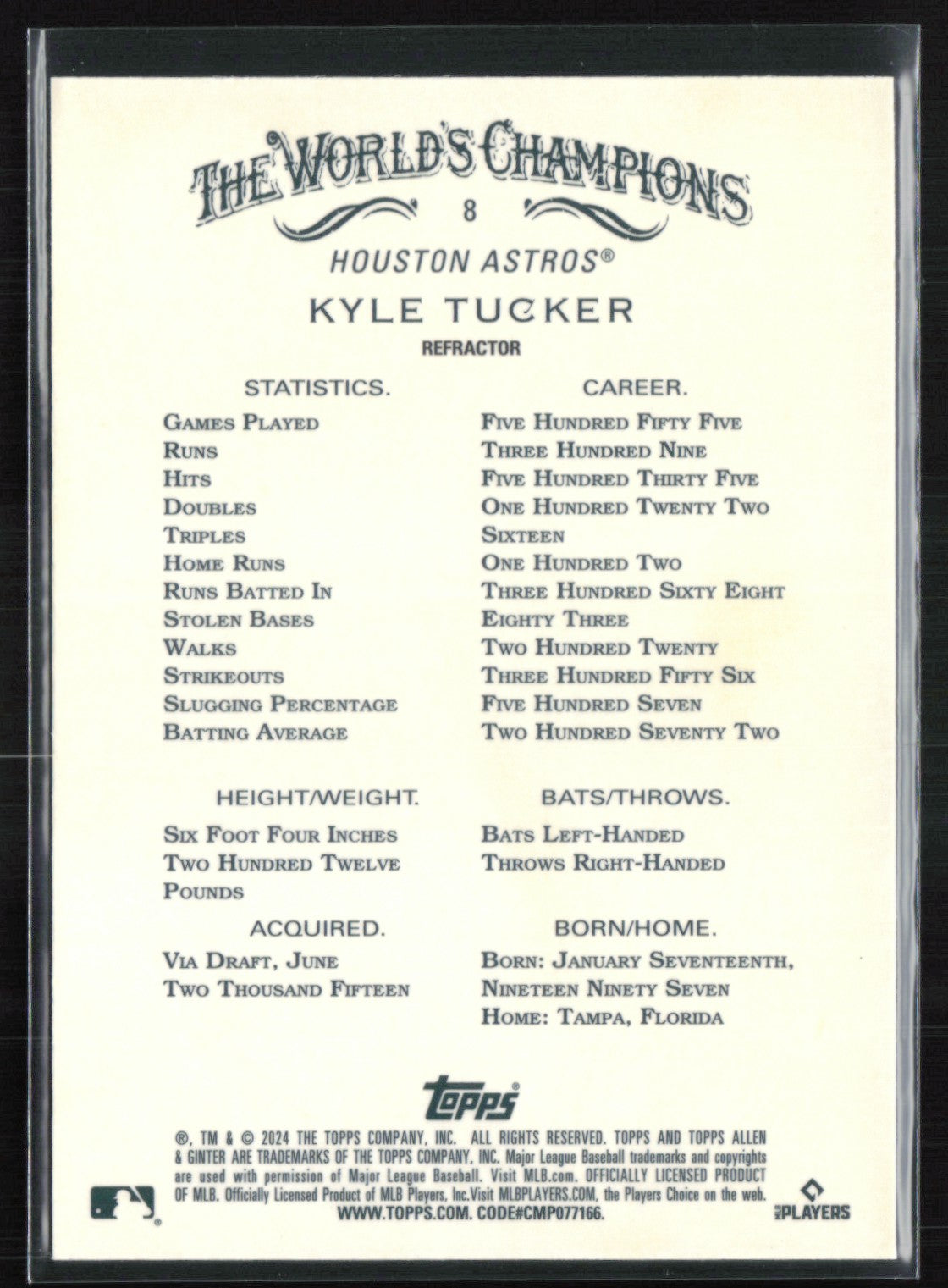 Kyle Tucker Refractor