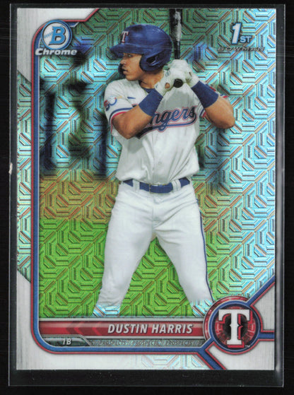 Dustin Harris 1st Bowman Mojo