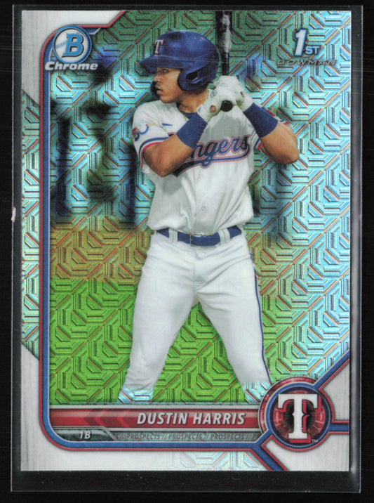 Dustin Harris 1st Bowman Mojo
