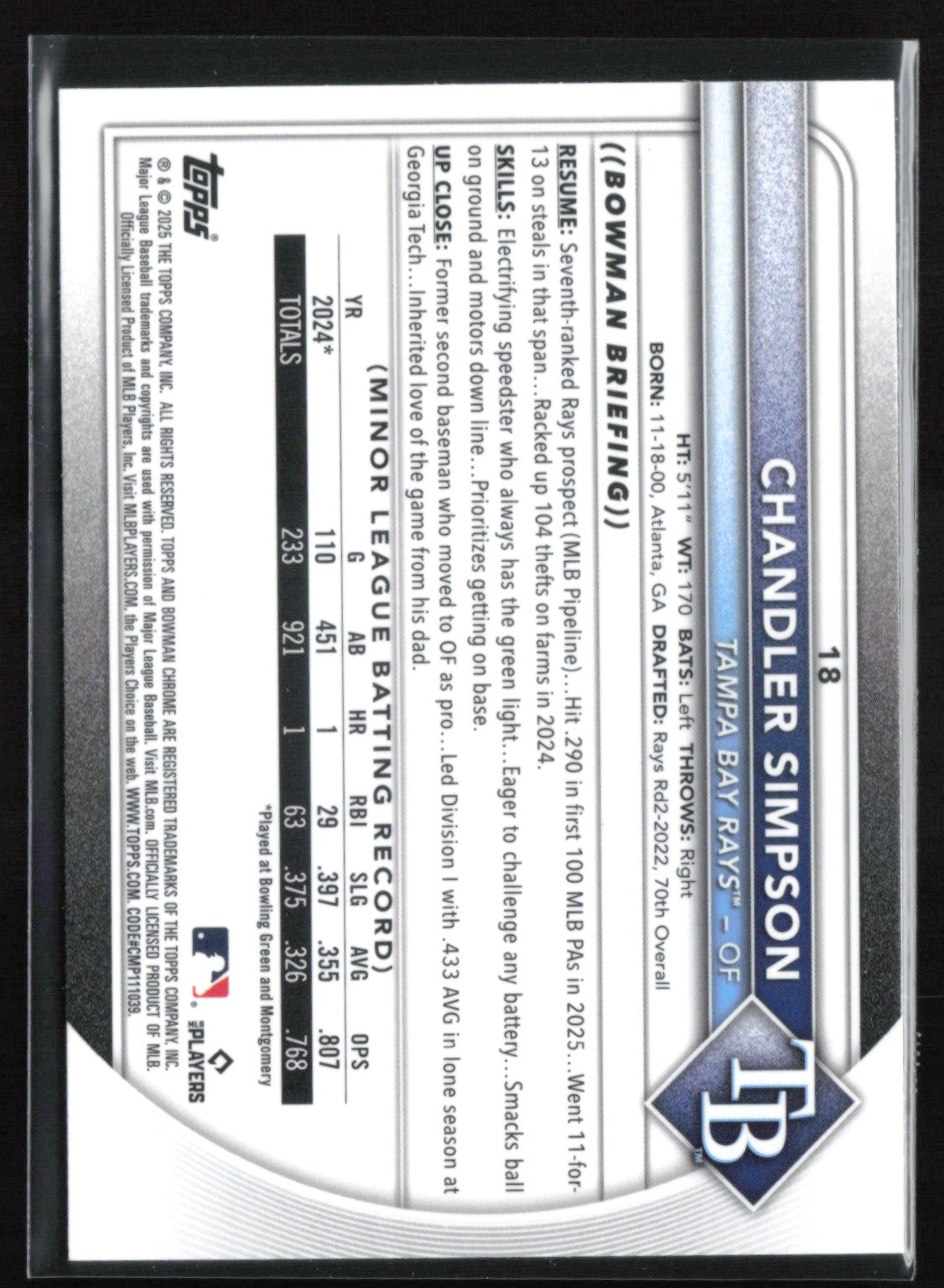 Chandler Simpson RC Silver Pack