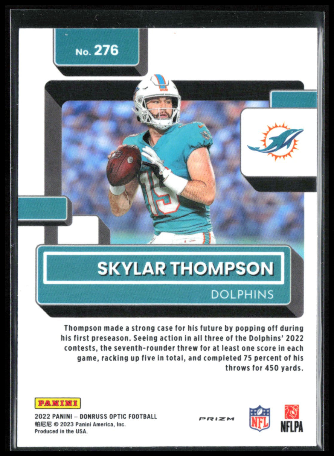 Skylar Thompson RC Holo