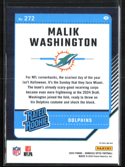 Malik Washington RC Purple Scope