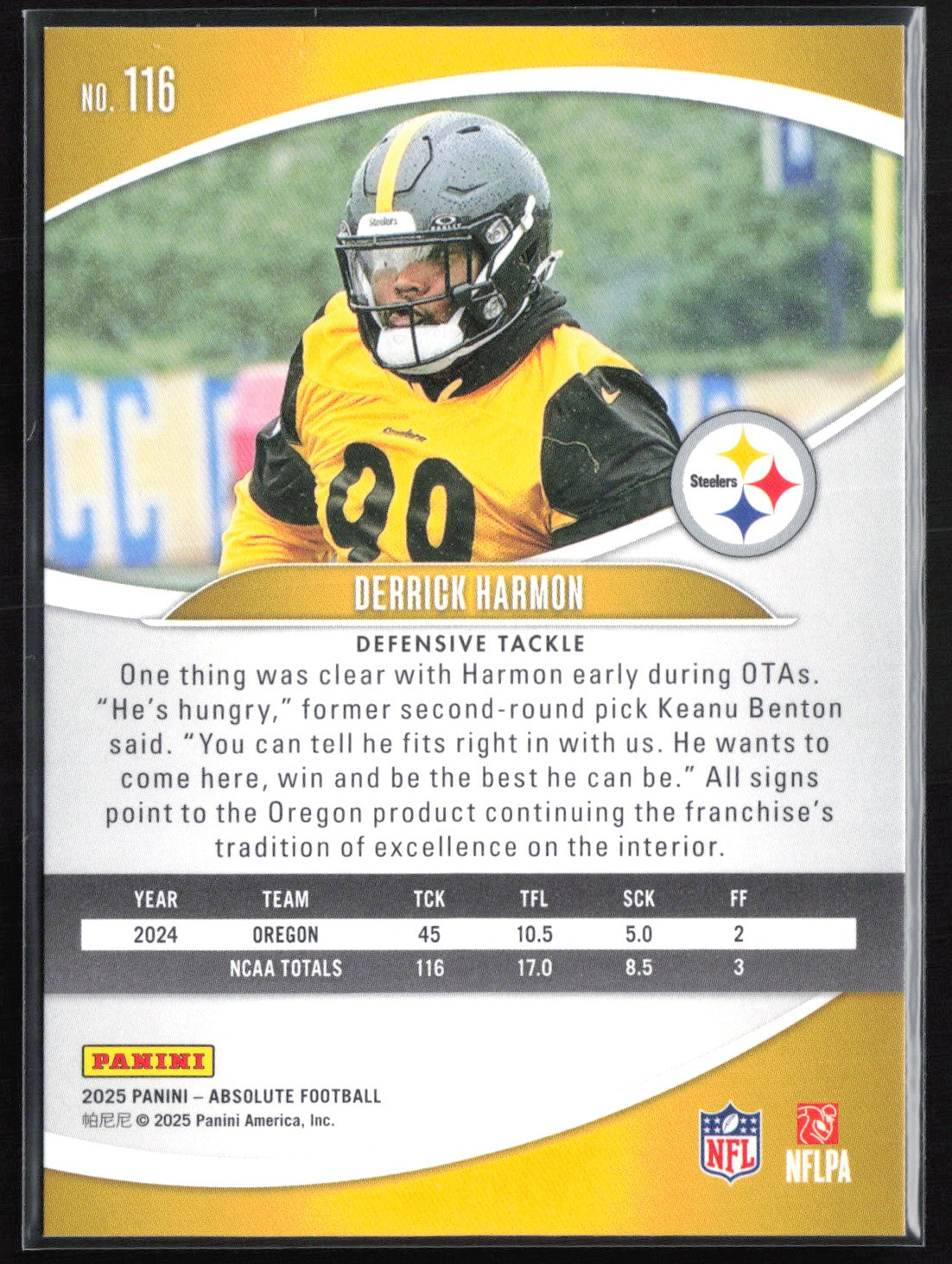Derrick Harmon RC /325 Stars