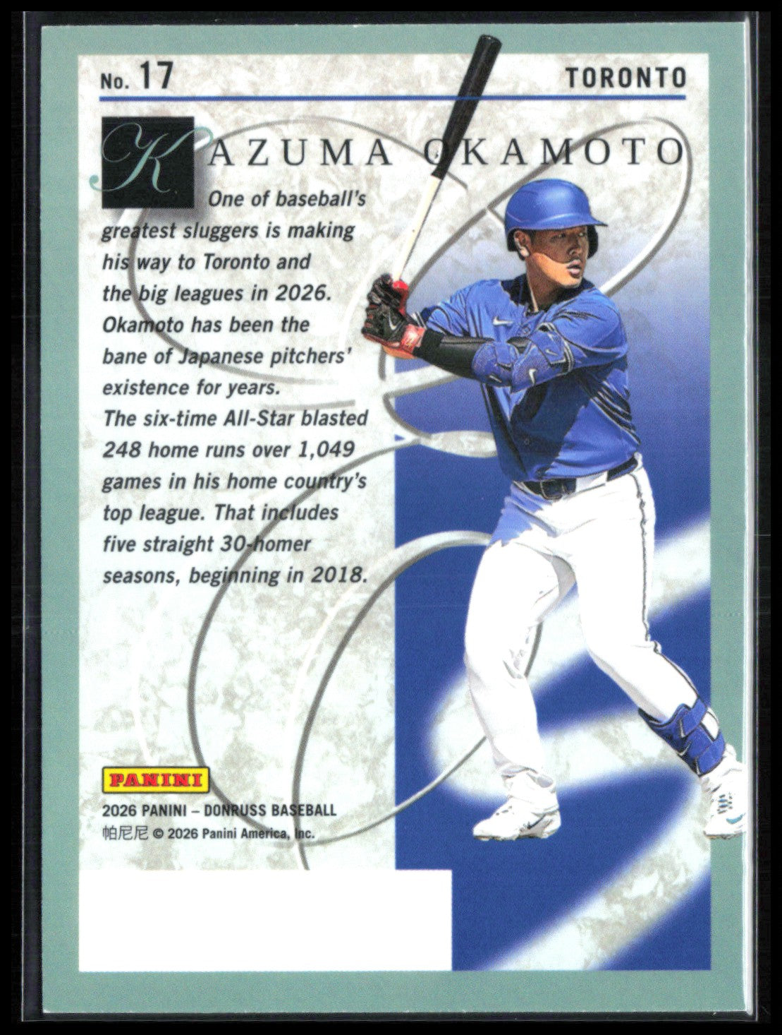 Kazuma Okamoto RC /199 Elite Series