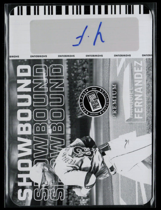 Yanquiel Fernandez 1/1 Auto Black Printing Plate 2024 Press Pass Premium