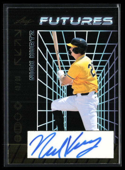 Nick Kurtz Auto /99 Futures 2024 Leaf