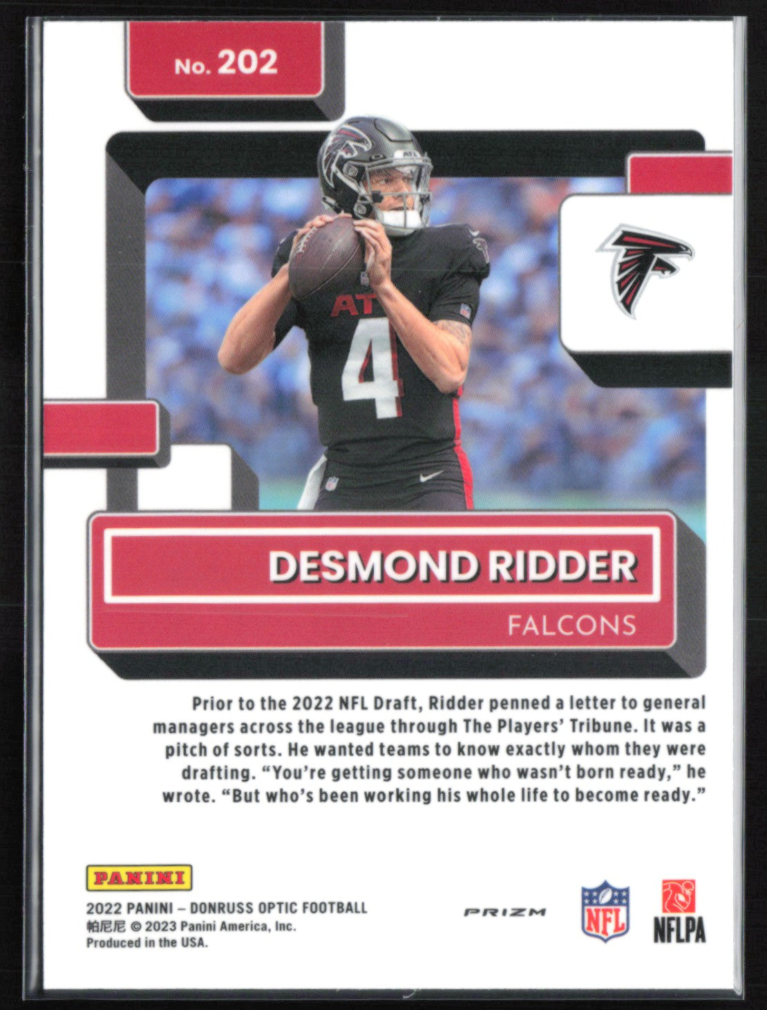 Desmond Ridder RC Purple Shock