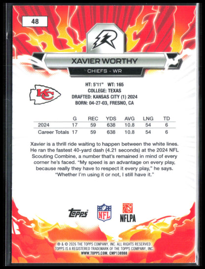 Xavier Worthy Prism Refractor