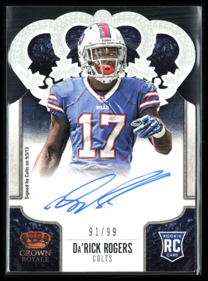 Da'Rick Rogers RC Auto /99 Die-Cut