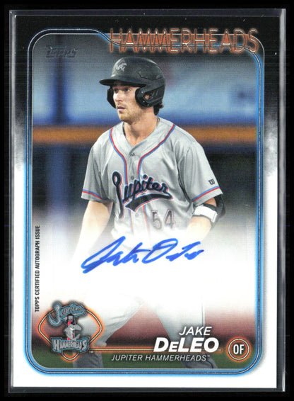Jake DeLeo Auto Pro Debut