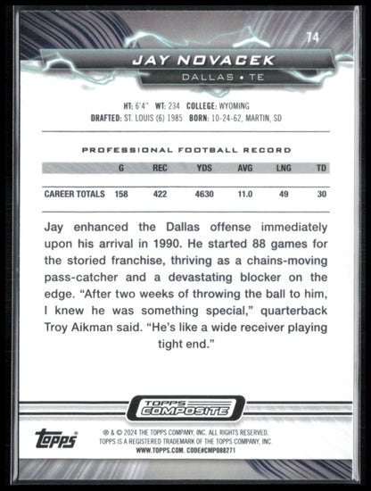 Jay Novacek Orange Blue