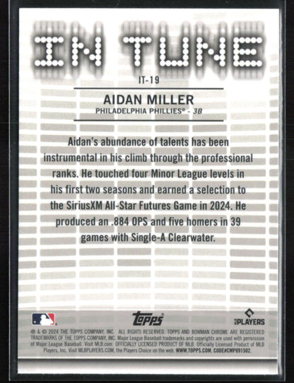 Aidan Miller In Tune