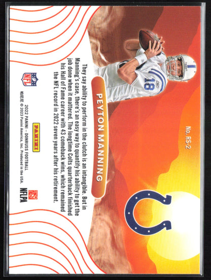 Peyton Manning Rising Suns