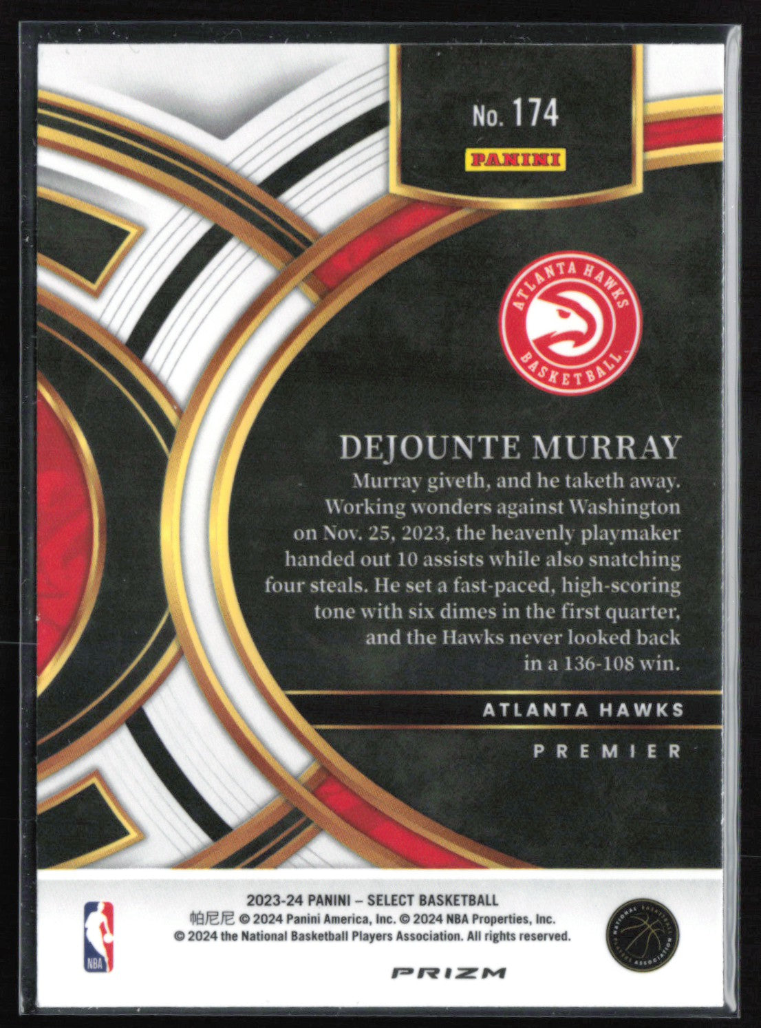 Dejounte Murray Silver Prizm