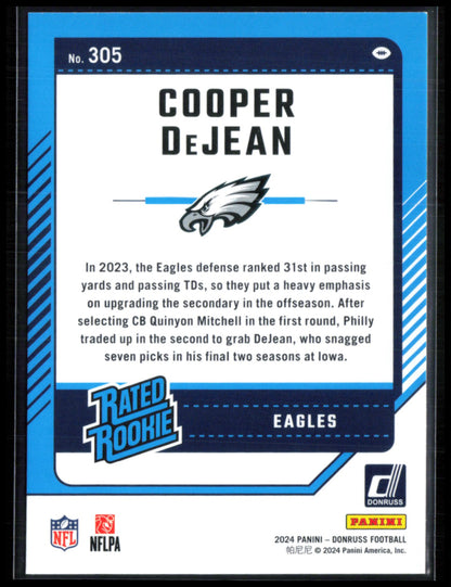 Cooper DeJean RC Green Press Proof