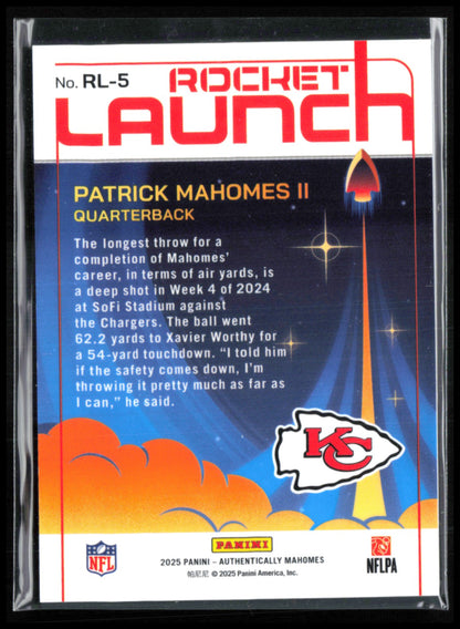 Patrick Mahomes II Rocket Launch