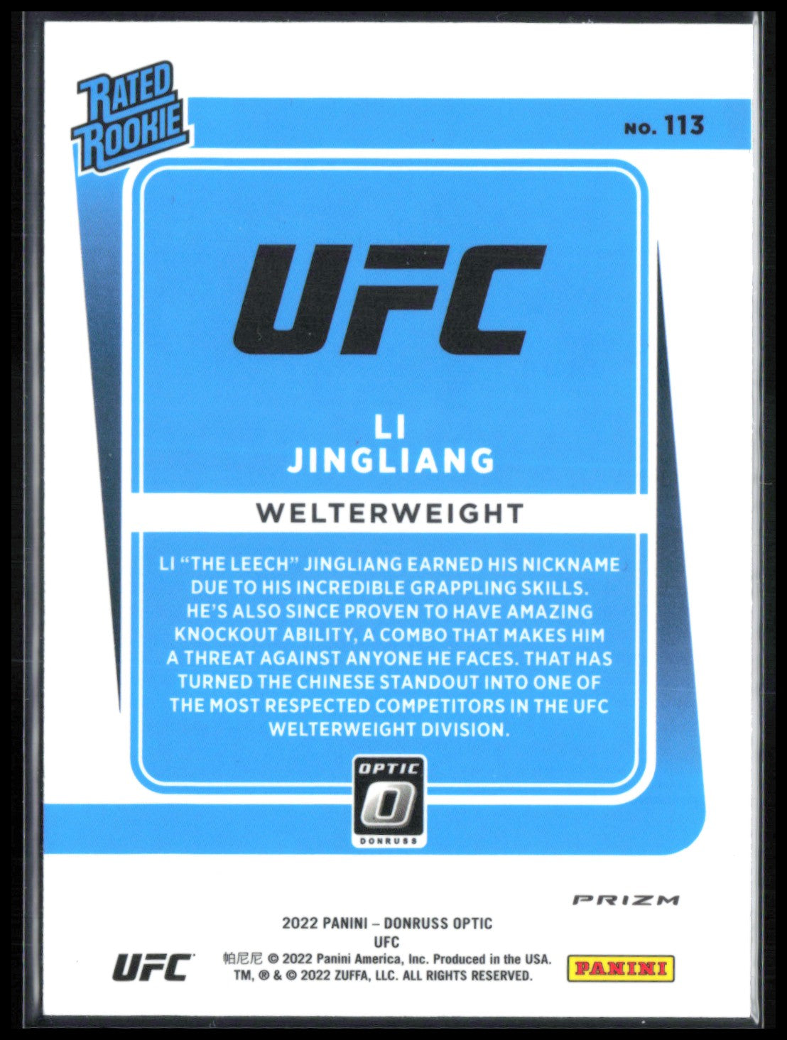 Li Jingliang RC Blue Velocity