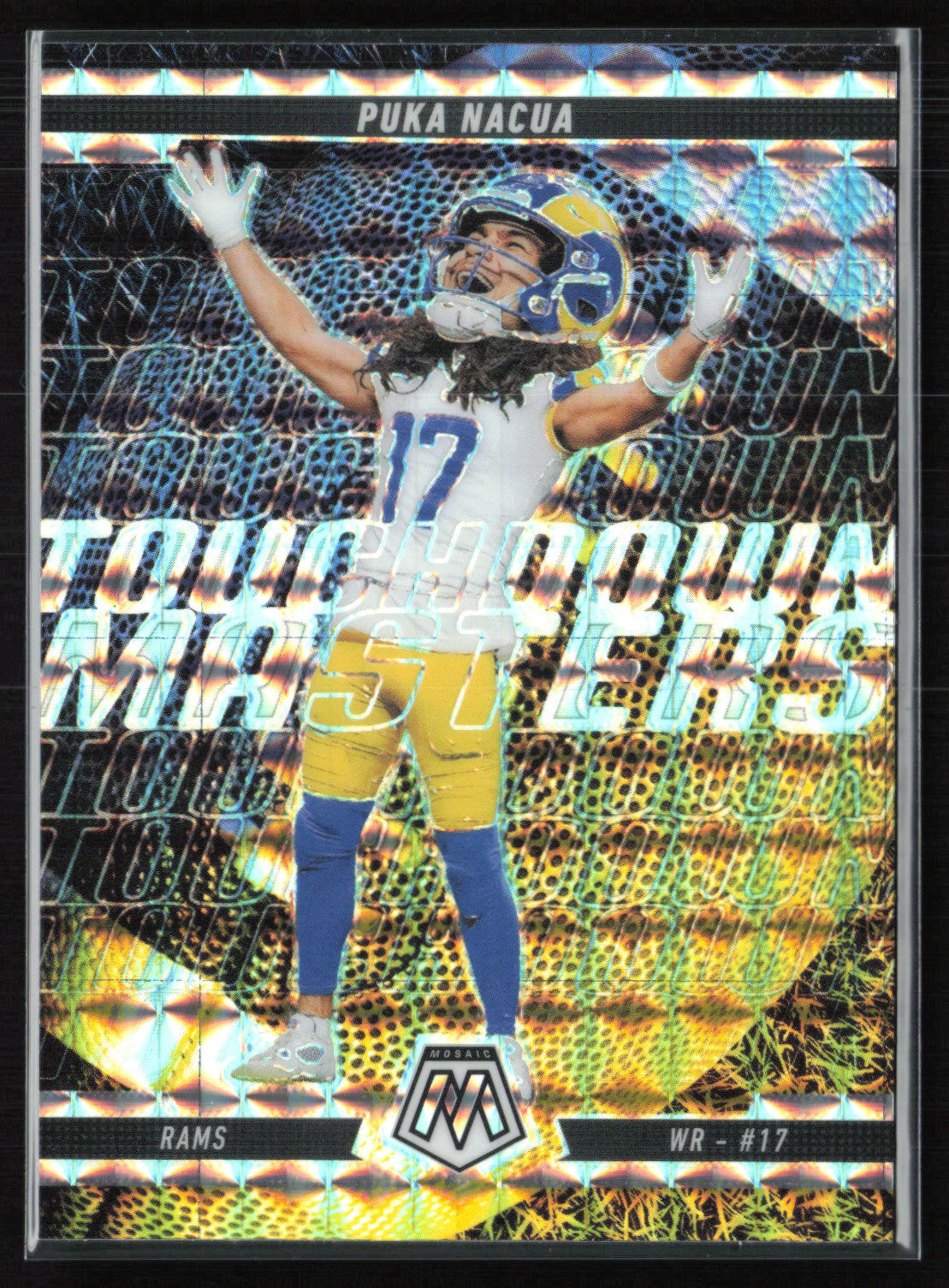 Puka Nacua Mosaic Prizm Touchdown Masters