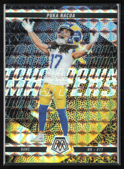 Puka Nacua Mosaic Prizm Touchdown Masters