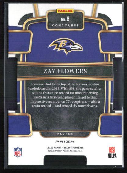Zay Flowers RC Silver Die-Cut