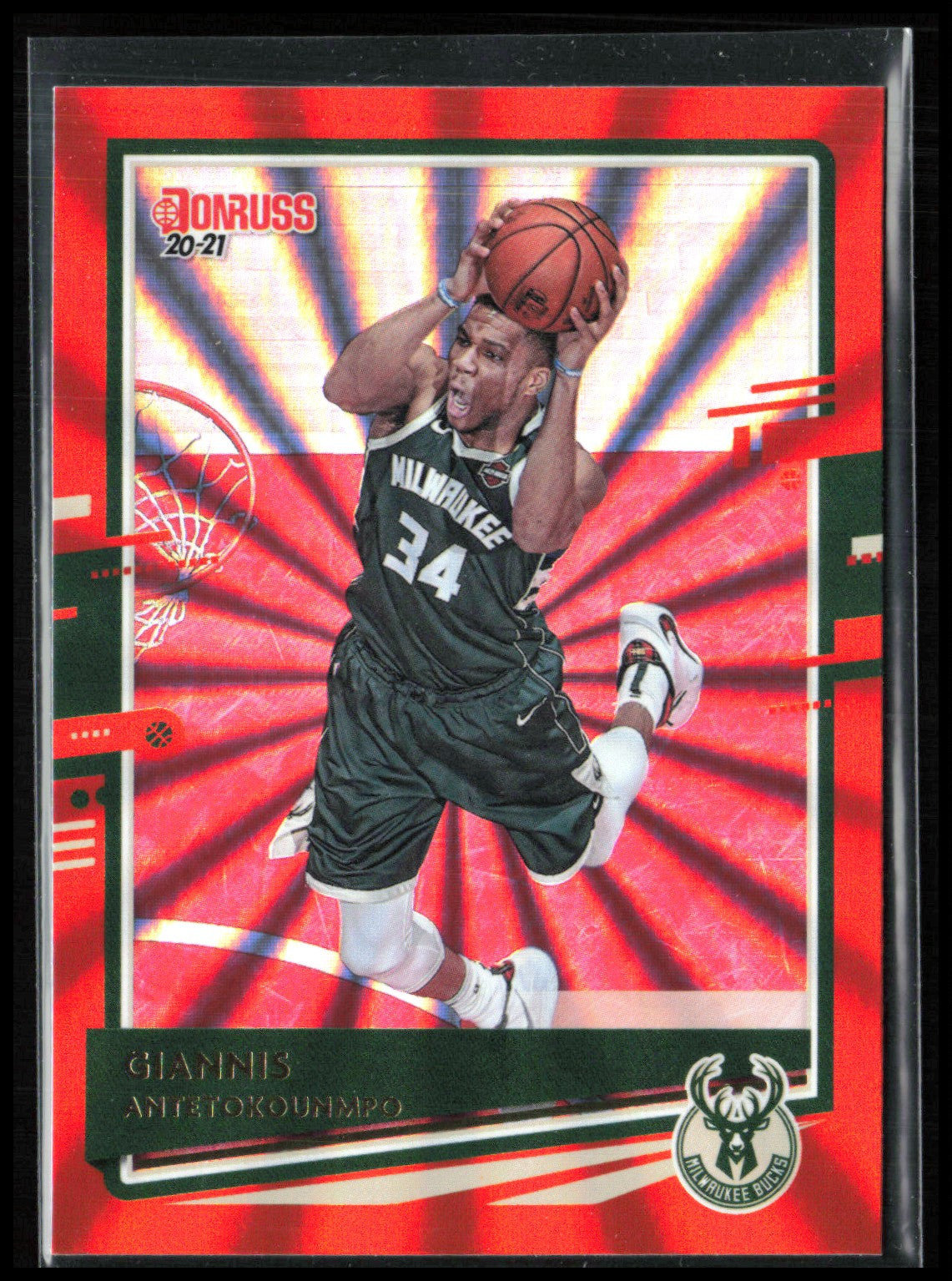Giannis Antetokounmpo Orange Laser
