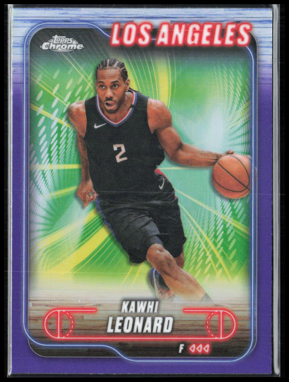 Kawhi Leonard Purple Refractor