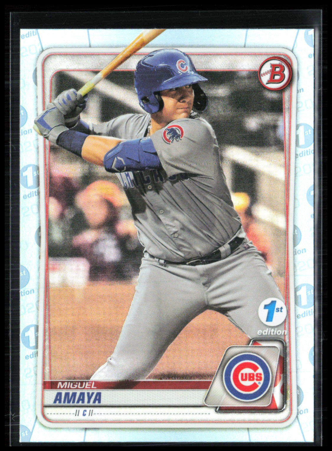 2019 Bowman Chrome Baseball Miguel Amaya Rookie Top 100