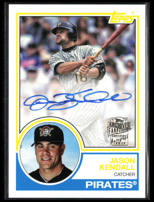 Jason Kendall Auto 2023 Topps Fan Archives